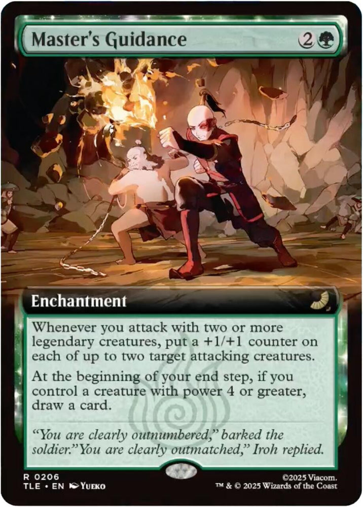 Master's Guidance (Extended Art) [Avatar: The Last Airbender: Eternal-Legal] Magic: The Gathering