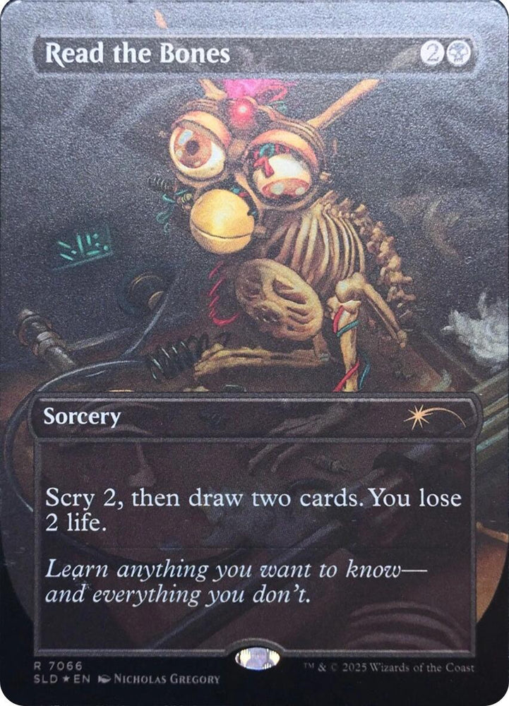 Read the Bones (Rainbow Foil) [Secret Lair Drop Series] Magic: The Gathering