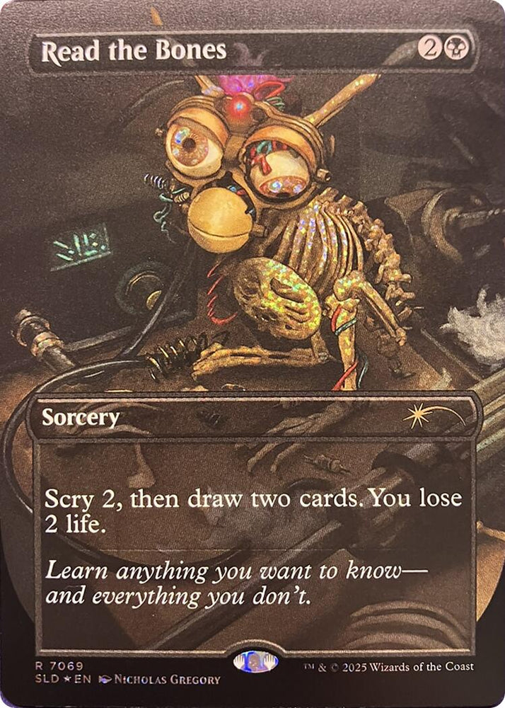 Read the Bones (Confetti Foil) [Secret Lair Drop Series] Magic: The Gathering