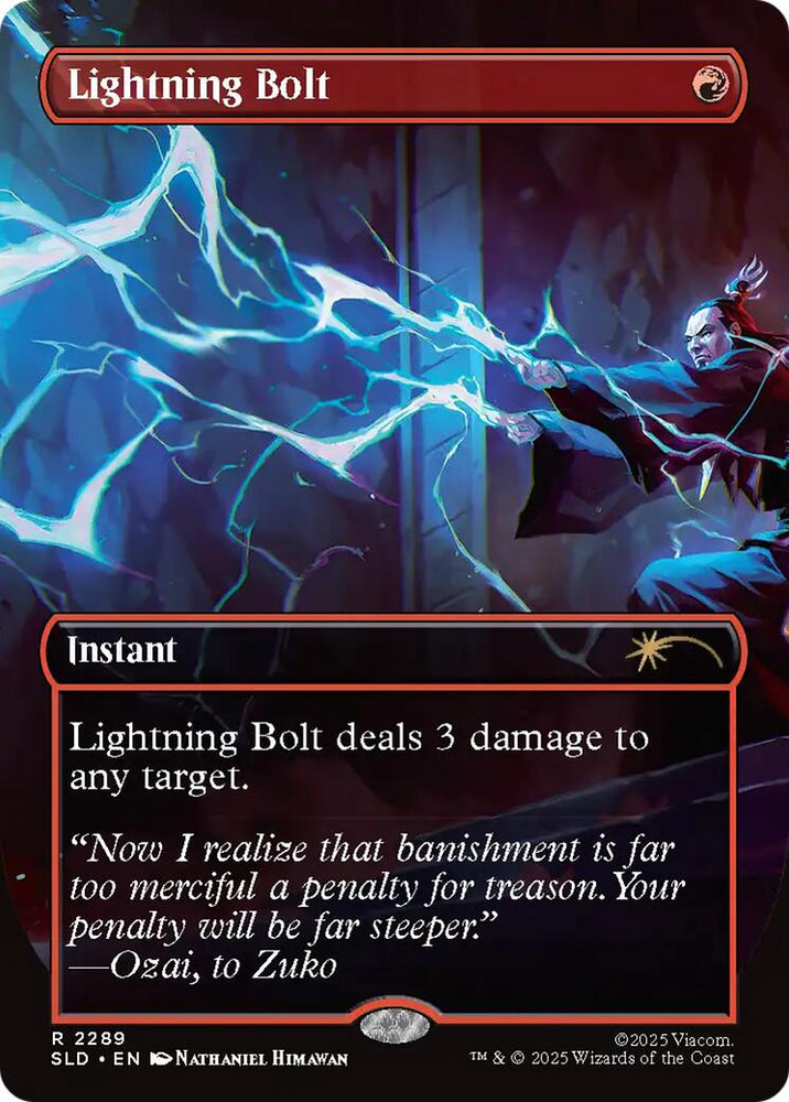 Lightning Bolt (2289) [Secret Lair Drop Series] Magic: The Gathering