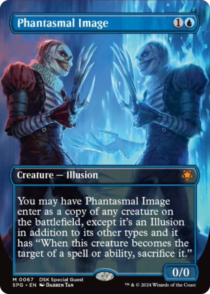Phantasmal Image (Borderless) [Duskmourn: House of Horror Special Guests] Magic: The Gathering
