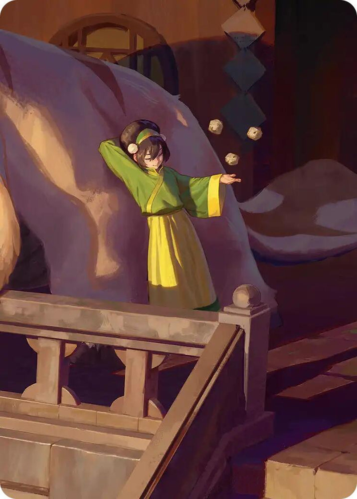 Toph, Greatest Earthbender Art Card [Avatar: The Last Airbender Art Series] Magic: The Gathering
