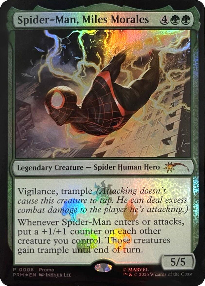 Spider-Man, Miles Morales [Marvel's Spider-Man Promos] Magic: The Gathering