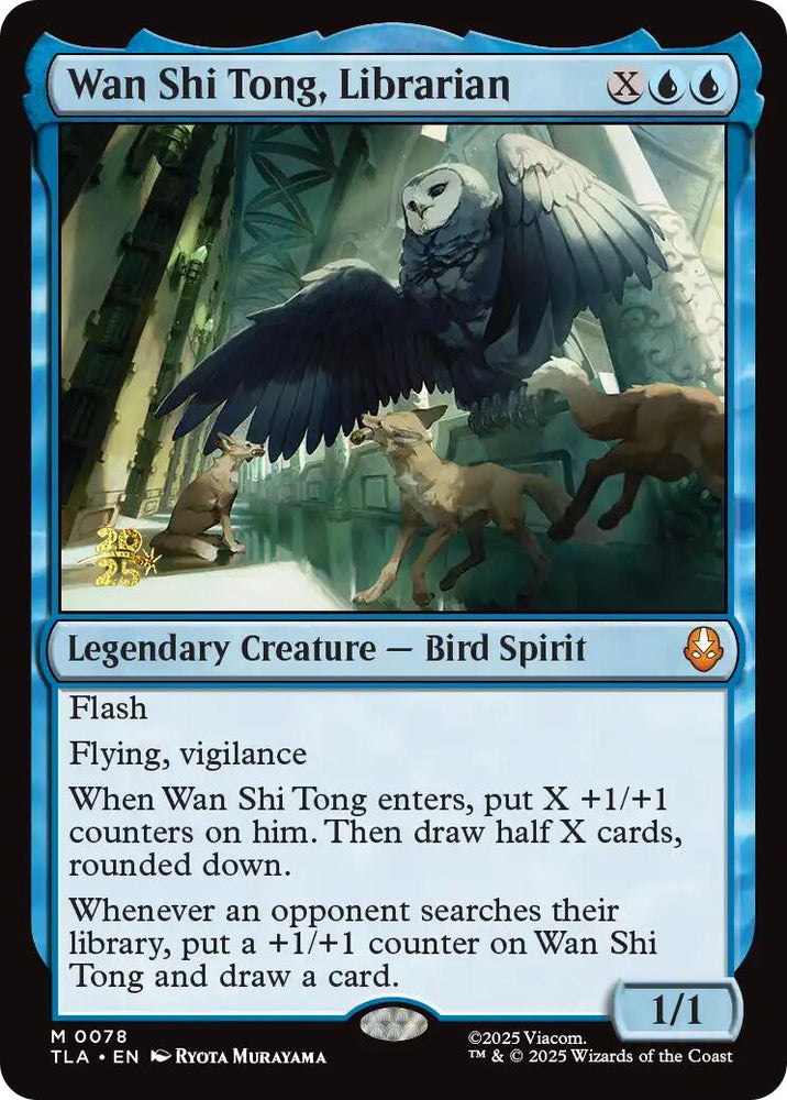 Wan Shi Tong, Librarian [Avatar: The Last Airbender Prerelease Cards] Magic: The Gathering