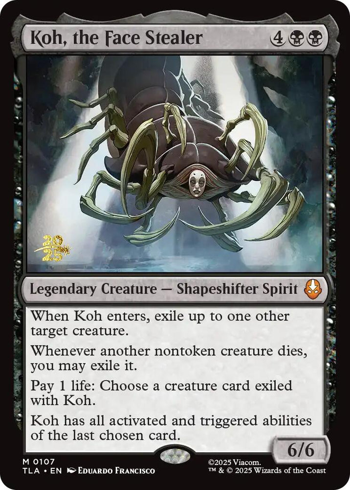 Koh, the Face Stealer [Avatar: The Last Airbender Prerelease Cards] Magic: The Gathering