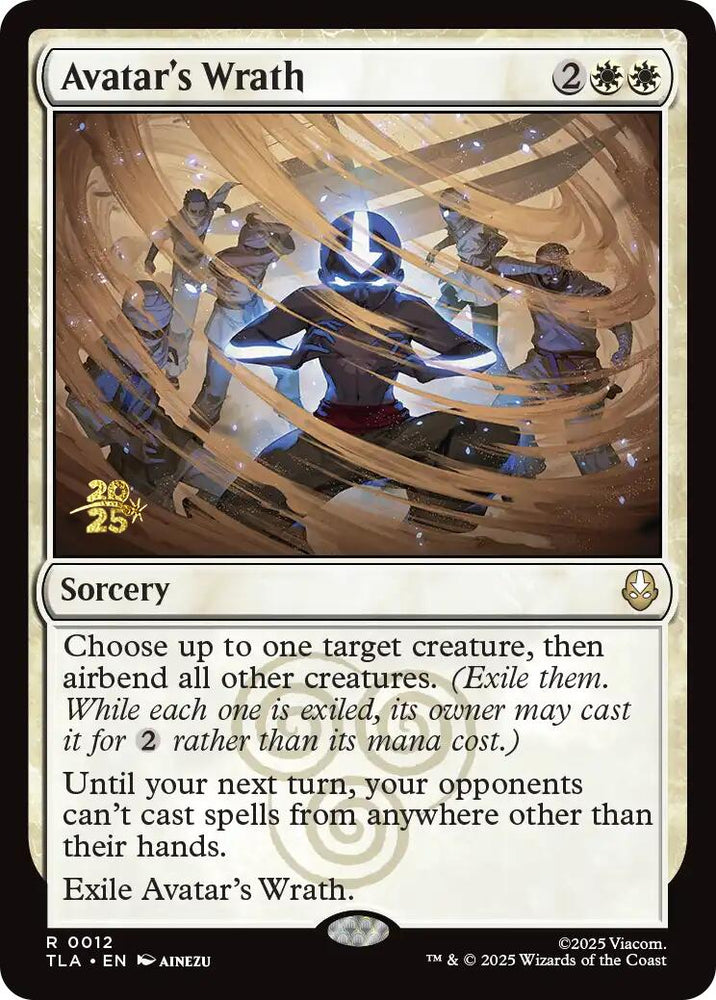 Avatar's Wrath [Avatar: The Last Airbender Prerelease Cards] Magic: The Gathering