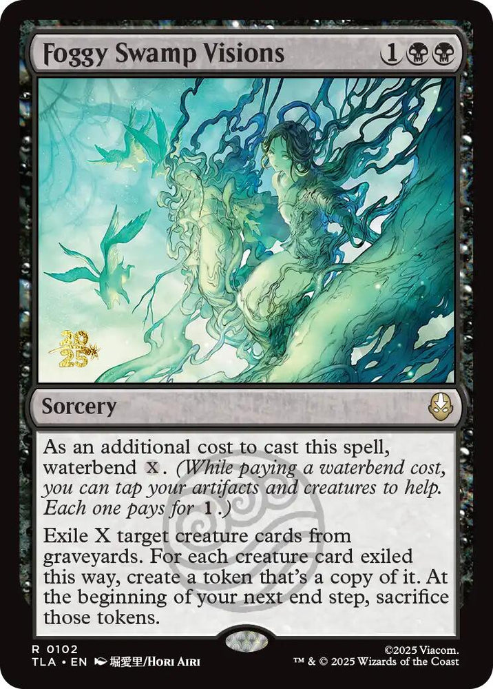 Foggy Swamp Visions [Avatar: The Last Airbender Prerelease Cards] Magic: The Gathering