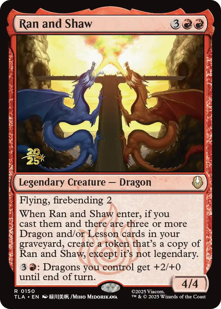 Ran and Shaw [Avatar: The Last Airbender Prerelease Cards] Magic: The Gathering