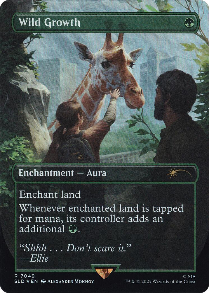 Wild Growth (Rainbow Foil) [Secret Lair Drop Series] Magic: The Gathering