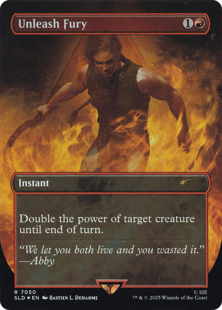 Unleash Fury (Rainbow Foil) [Secret Lair Drop Series] Magic: The Gathering
