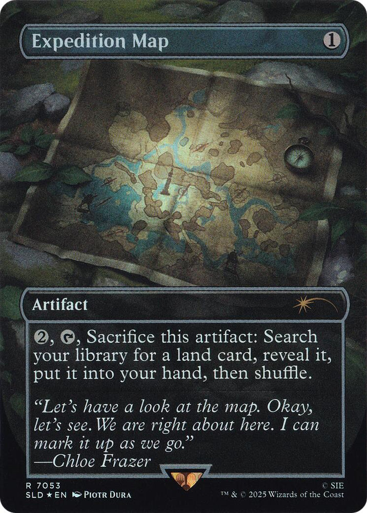Expedition Map (Rainbow Foil) [Secret Lair Drop Series] Magic: The Gathering