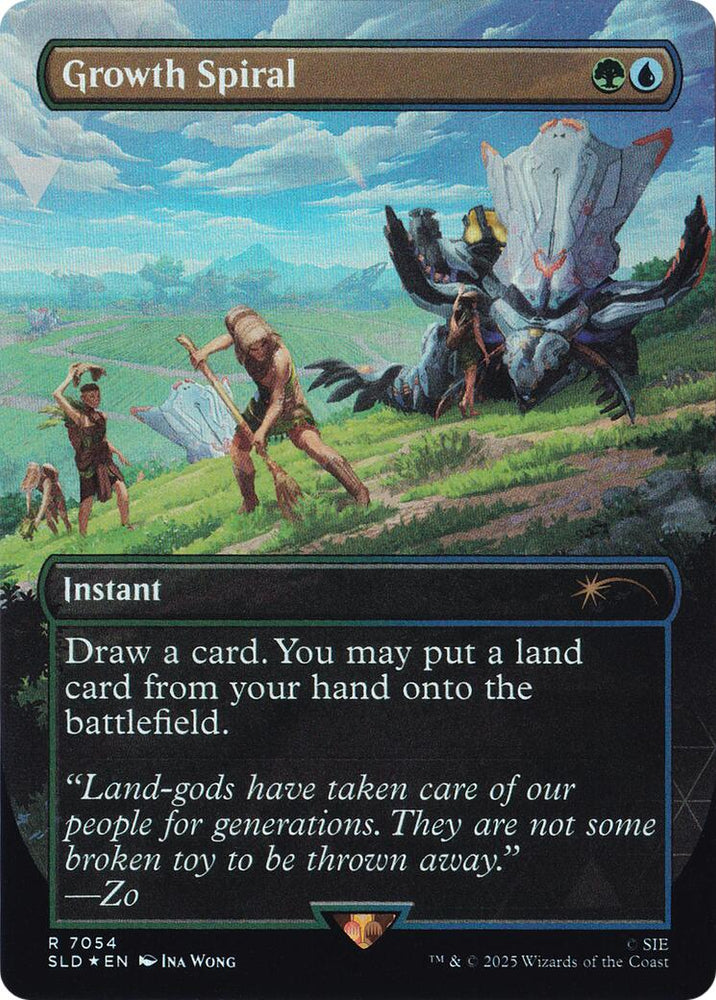 Growth Spiral (Rainbow Foil) [Secret Lair Drop Series] Magic: The Gathering