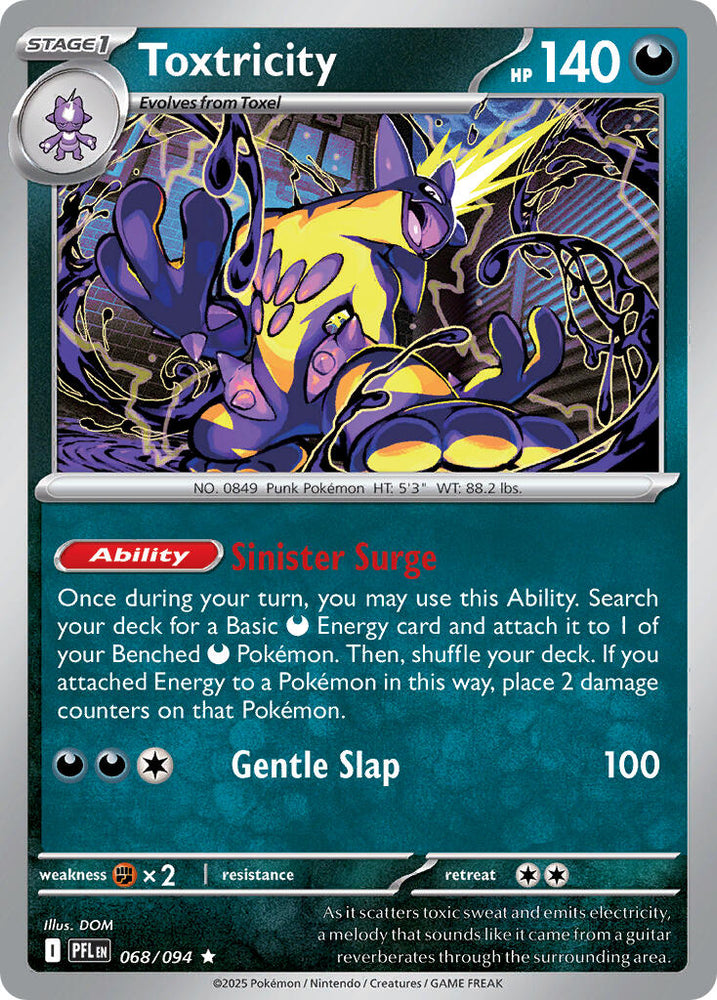 Toxtricity (068/094) (Theme Deck Exclusive) [Mega Evolution: Phantasmal Flames] Pokémon