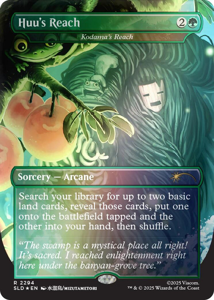 Huu's Reach - Kodama's Reach (Rainbow Foil) [Secret Lair Drop Series] Magic: The Gathering