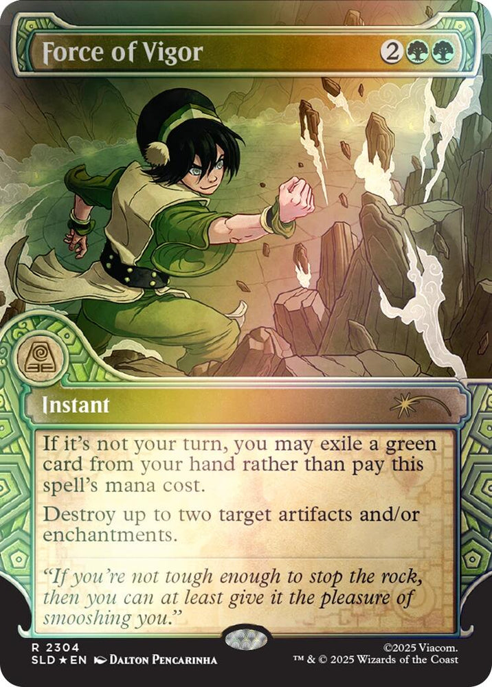Force of Vigor (Rainbow Foil) [Secret Lair Drop Series] Magic: The Gathering