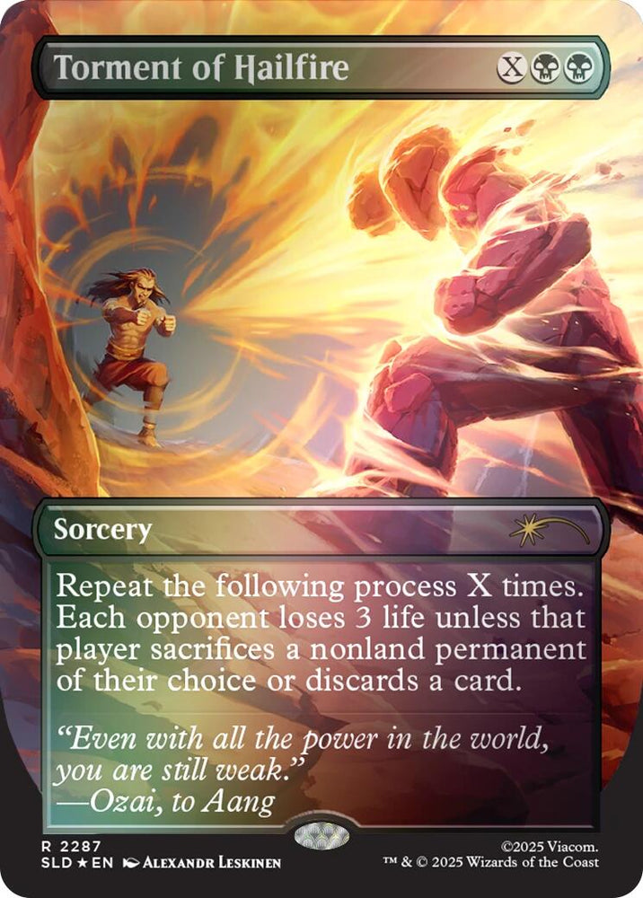 Torment of Hailfire (2287) (Rainbow Foil) [Secret Lair Drop Series] Magic: The Gathering