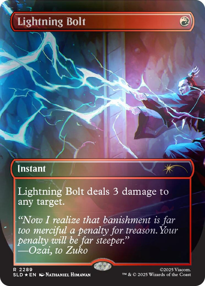 Lightning Bolt (2289) (Rainbow Foil) [Secret Lair Drop Series] Magic: The Gathering