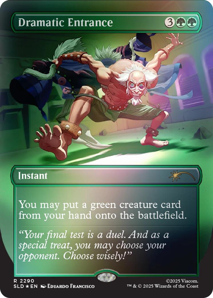Dramatic Entrance (Rainbow Foil) [Secret Lair Drop Series] Magic: The Gathering