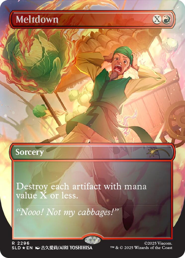 Meltdown (Rainbow Foil) [Secret Lair Drop Series] Magic: The Gathering