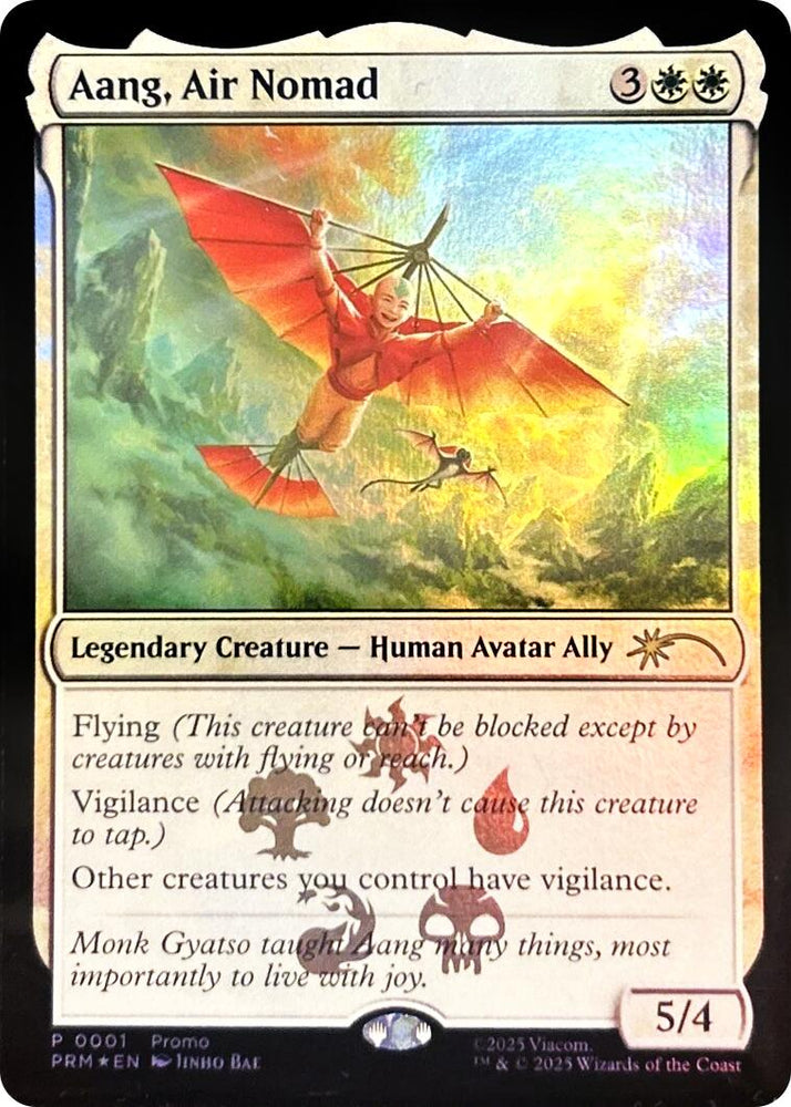Aang, Air Nomad [Media Promos] Magic: The Gathering
