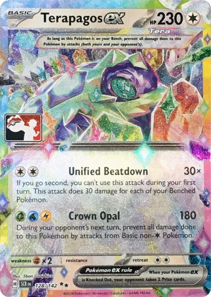Terapagos ex (128/142) (Series 7) [Prize Pack Series Seven] Pokémon