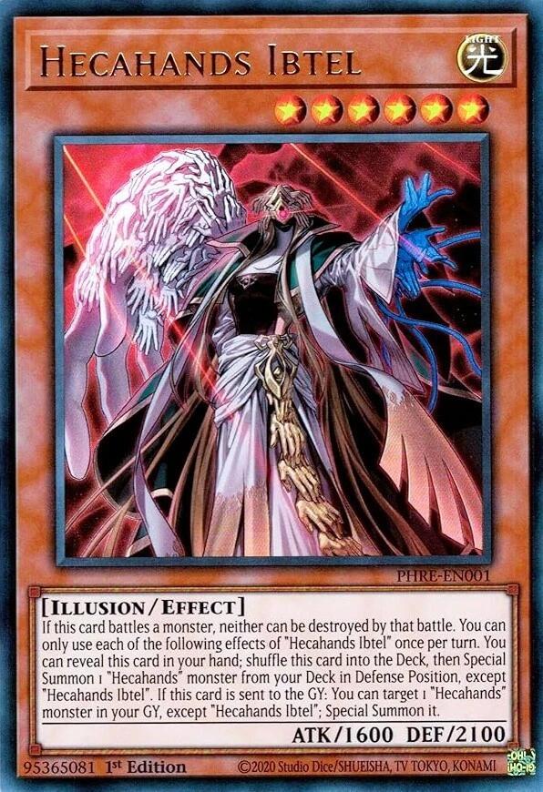 Hecahands Ibtel [PHRE-EN001] Ultra Rare Yu-Gi-Oh!