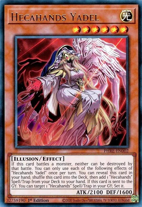 Hecahands Yadel [PHRE-EN002] Ultra Rare Yu-Gi-Oh!
