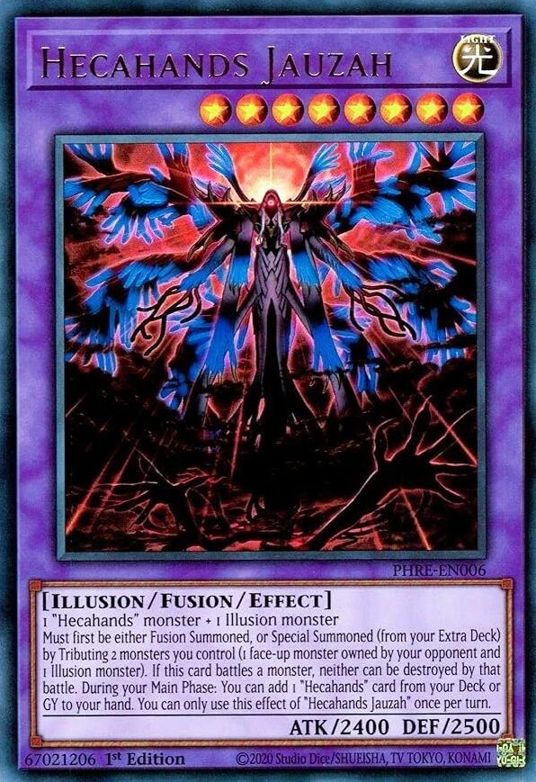 Hecahands Jauzah [PHRE-EN006] Ultra Rare Yu-Gi-Oh!