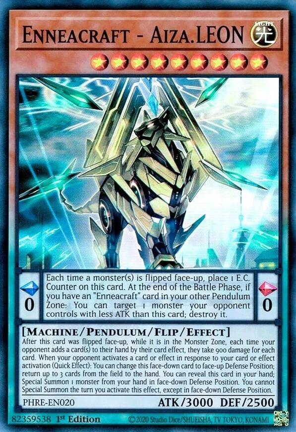 Enneacraft - Aiza.LEON [PHRE-EN020] Super Rare Yu-Gi-Oh!