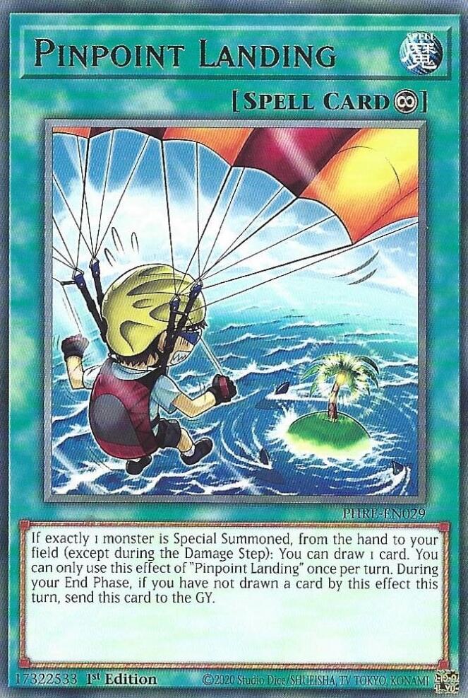 Pinpoint Landing [PHRE-EN029] Rare Yu-Gi-Oh!
