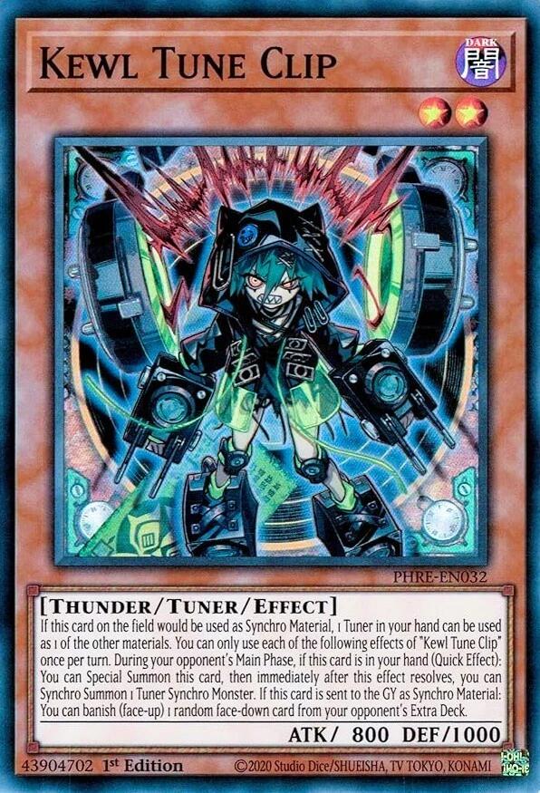 Kewl Tune Clip [PHRE-EN032] Super Rare Yu-Gi-Oh!