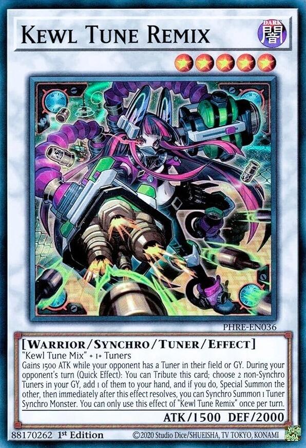 Kewl Tune Remix [PHRE-EN036] Super Rare Yu-Gi-Oh!
