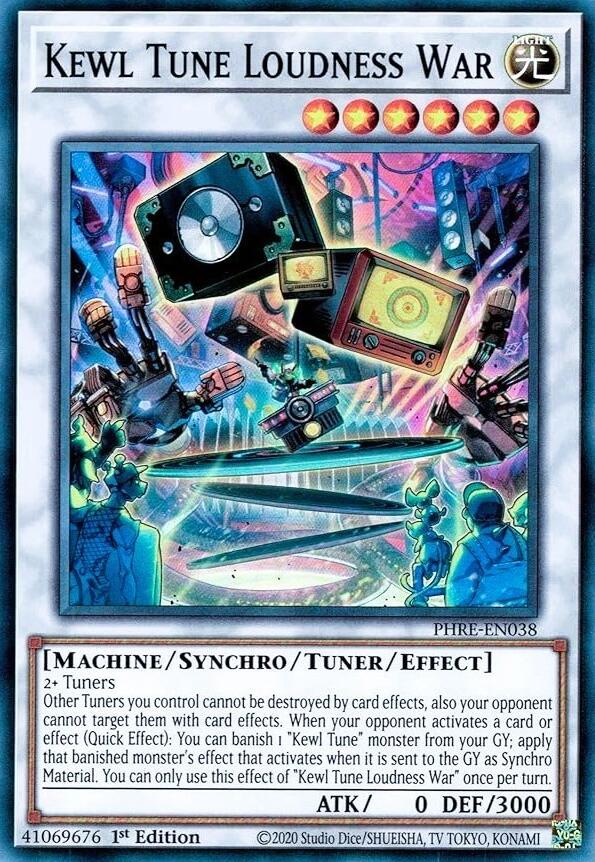 Kewl Tune Loudness War [PHRE-EN038] Super Rare Yu-Gi-Oh!