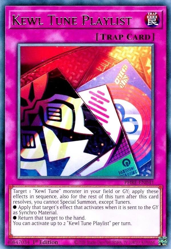 Kewl Tune Playlist [PHRE-EN041] Rare Yu-Gi-Oh!
