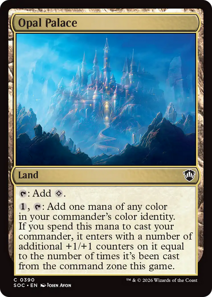 Opal Palace [Secrets of Strixhaven Commander] Magic: The Gathering