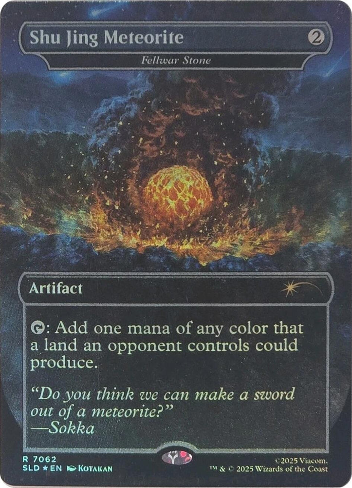 Shu Jing Meteorite - Fellwar Stone (Rainbow Foil) [Secret Lair Drop Series] Magic: The Gathering