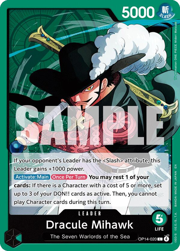 Dracule Mihawk [The Azure Sea's Seven] Bandai
