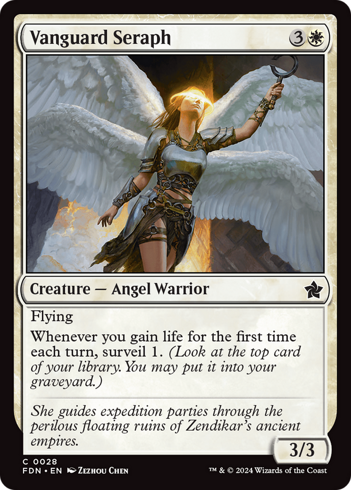 Vanguard Seraph [Foundations] Magic: The Gathering