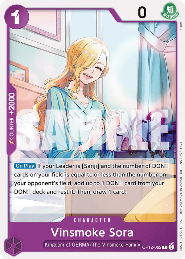 Vinsmoke Sora (Tournament Pack 2026 Vol. 1) [One Piece Promotion Cards] Bandai