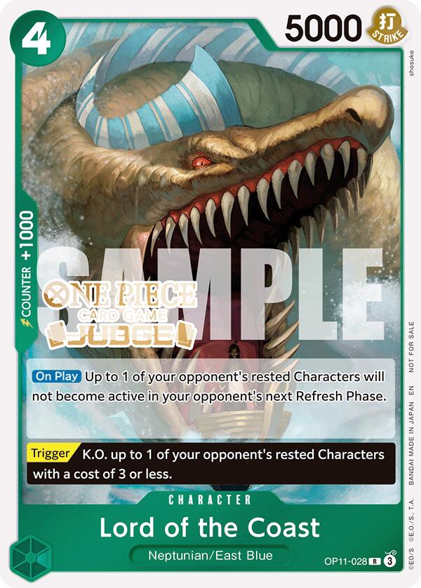 Lord of the Coast (Judge Pack Vol. 7) [One Piece Promotion Cards] Bandai