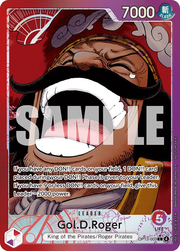 Gol.D.Roger (Jumbo) [One Piece Promotion Cards] Bandai