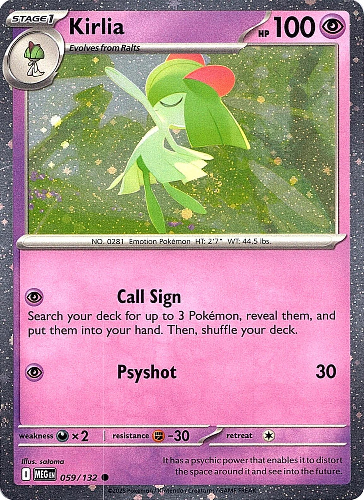 Kirlia (059/132) (Cosmos Holo) [Miscellaneous Cards] Pokémon