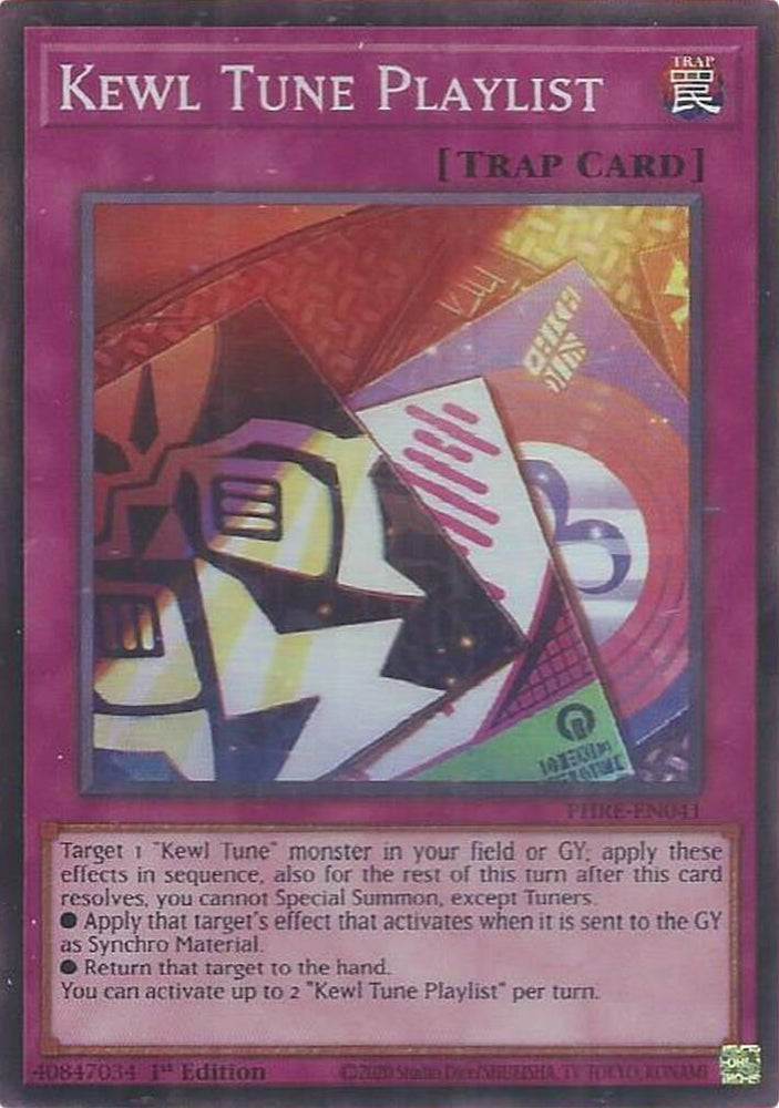 Kewl Tune Playlist (Super Rare) [PHRE-EN041] Super Rare Yu-Gi-Oh!