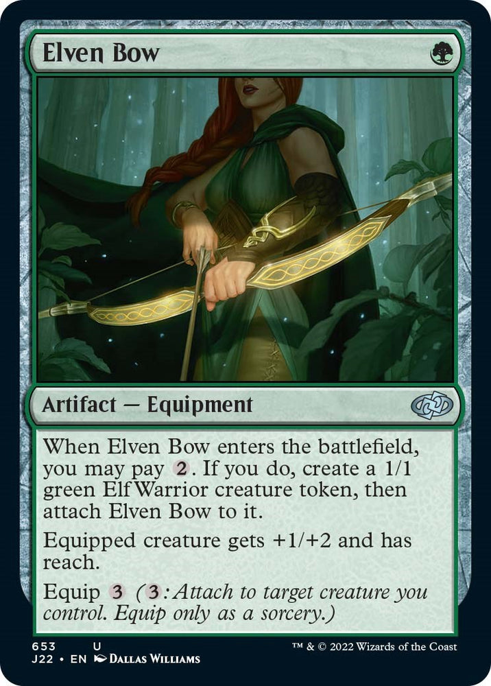 Elven Bow [Jumpstart 2022] Magic: The Gathering