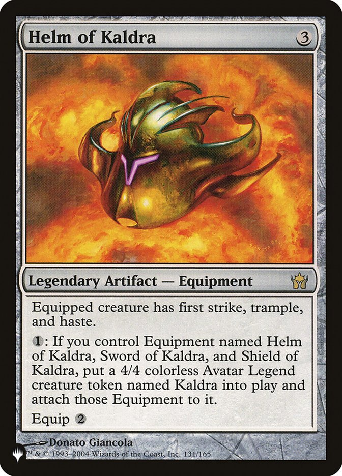 Helm of Kaldra [The List] Magic: The Gathering