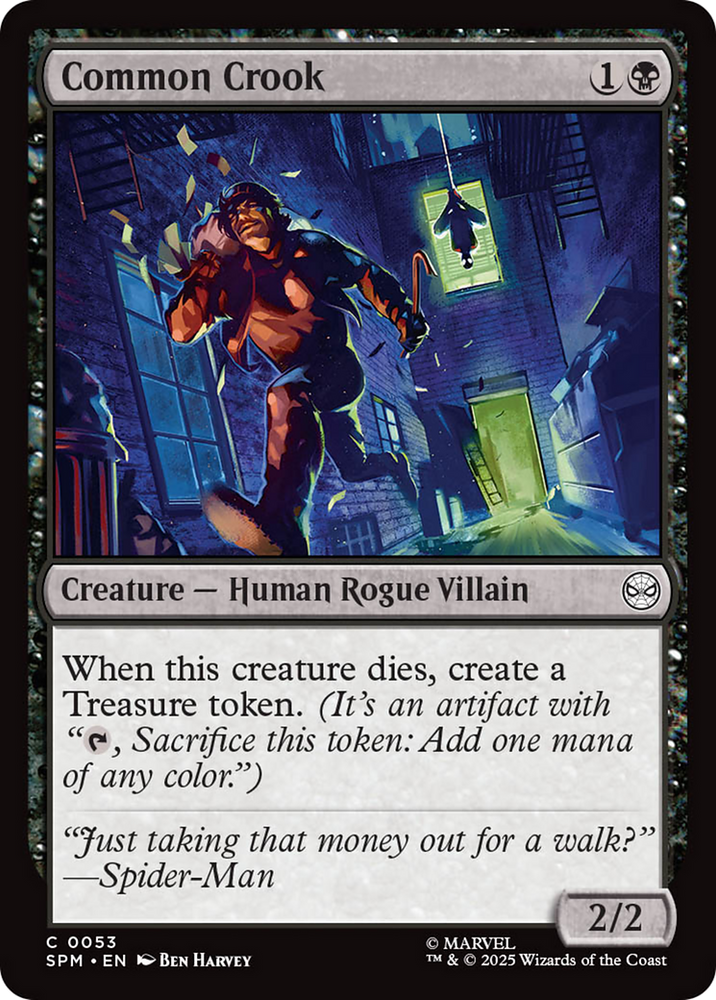 Common Crook [Marvel's Spider-Man] Magic: The Gathering