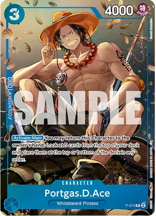 Portgas.D.Ace (Tin Pack Set Vol. 2) [One Piece Promotion Cards] Bandai