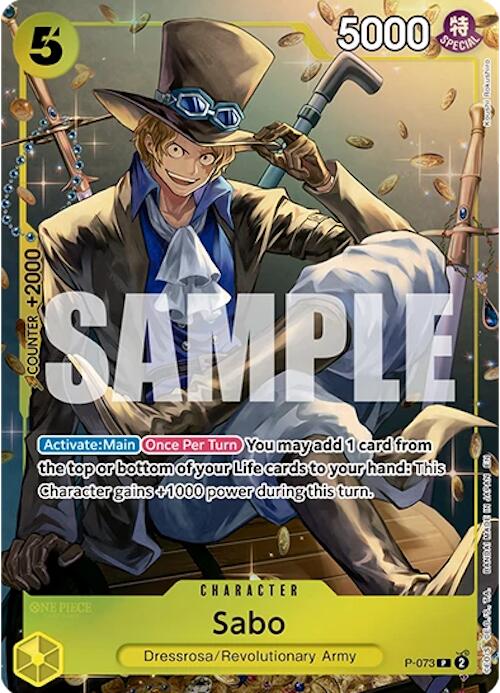 Sabo (Tin Pack Set Vol. 2) [One Piece Promotion Cards] Bandai