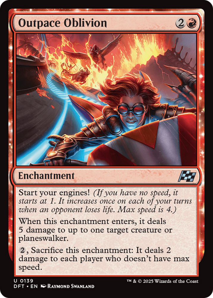 Outpace Oblivion [Aetherdrift] Magic: The Gathering
