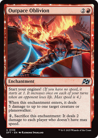 Outpace Oblivion [Aetherdrift] Magic: The Gathering